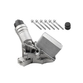 11428583895 Aluminum Oil Cooler Filter Housing Assembly Compatible with BMW 340i 440i 540d 540i 640i 740i M240i X3 X4 xDrive 2016-2021, for B58 3.0L Turbocharged Engine Replaces# 11428511391